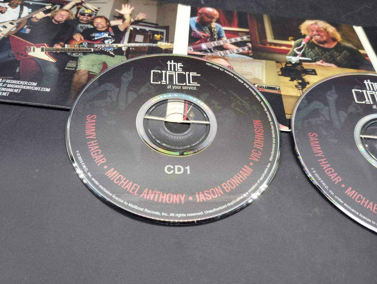 SAMMY HAGAR & THE CIRCLE 2CD 紙ジャケット LIVE AT YOUR SERVICE サミー・ヘイガー＆ザ・サークル VAN HALEN ヴァン・ヘイレン _画像5