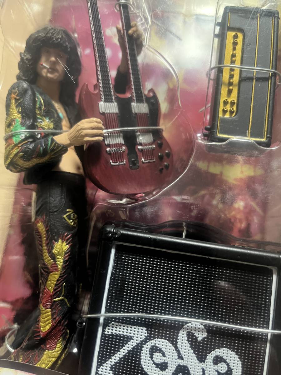 NECA Led Zeppelin Jimmy Page ジミー・ペイジ 7inch Action フィギュア GIBSON SG ダブルネック 未開封品