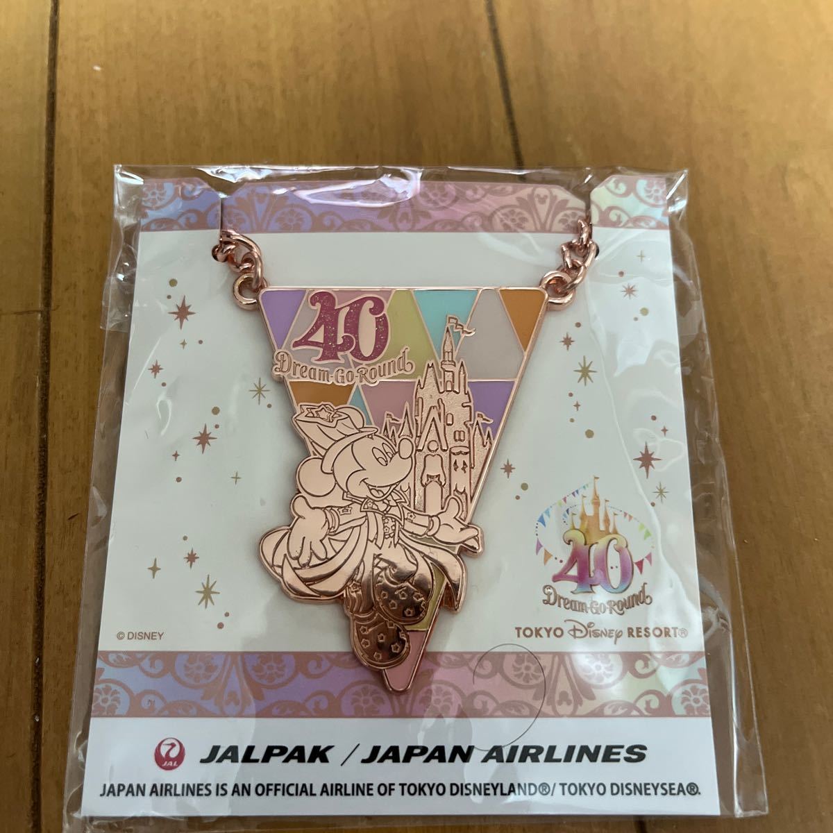 JALパックオリジナル ディズニーリゾートコインパスケース バッグチャーム_画像4