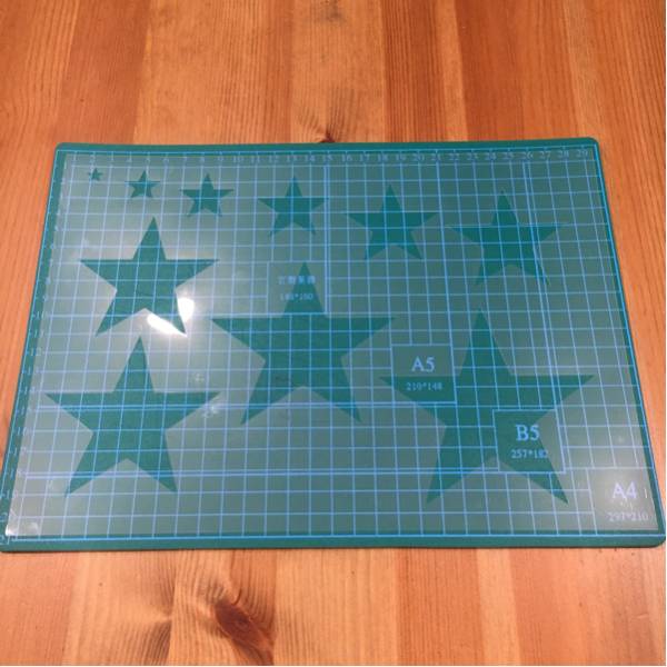 No.73 stencil seat star Star 1 centimeter from 10 centimeter Kirakira man front stencil plate 