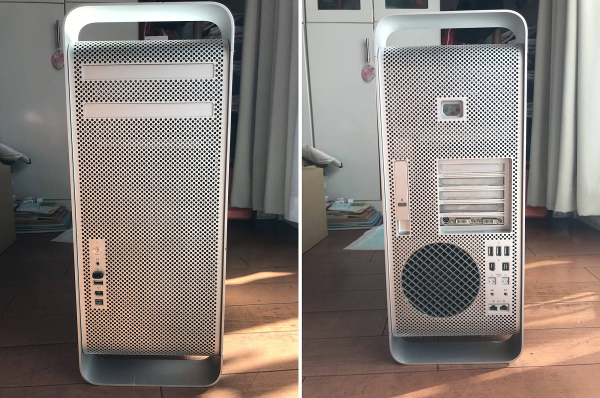 【初代Mac Pro 2006 A1186　EMC 2113　MA356J/A　3.0GHz/メモリ11GB ジャンク扱い】_画像2