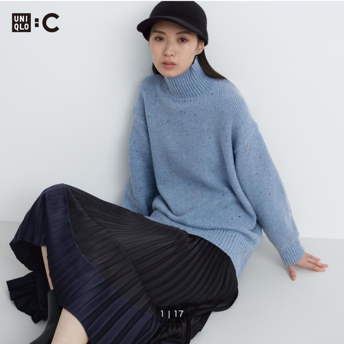 新品タグ付き　UNIQLO ユニクロ　ソフトニットハイネックセーター（長袖）