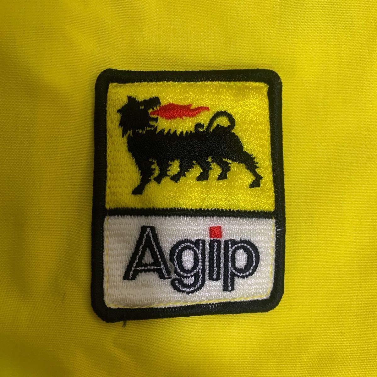当時物 Lサイズ Agip Ferrari スクーデリア フェラーリ イエロー 当時物 Lサイズ Agip Ferrari スクーデリア フェラーリ イエロー