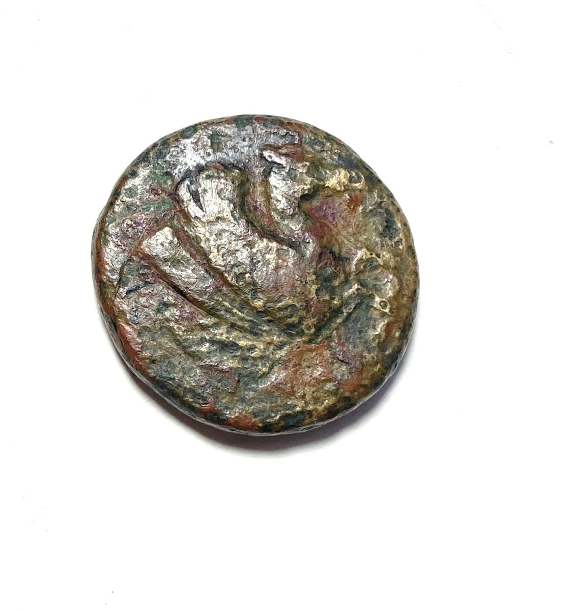 １円スタート! ★古代ギリシャコイン　トローアス・スケプシス (400-310 BC) 青銅貨 ペガサス/ヤシの木_画像2