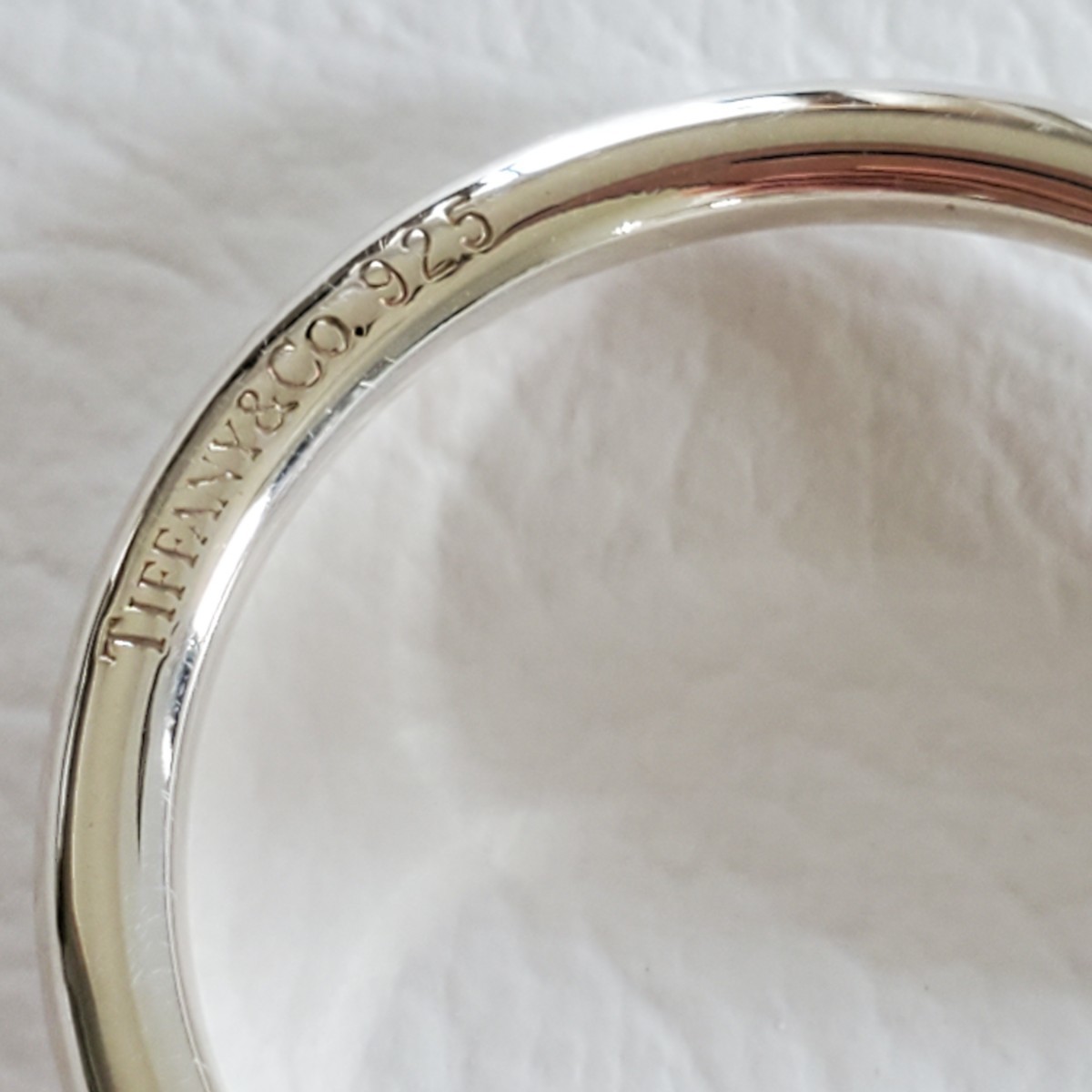 Tiffany & Co. кольцо для ключей раунд бирка серебряный 925 CNNj брелок для ключа SV925 Tiffany 