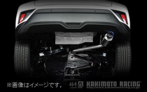 個人宅発送可能 GTbox 06&S 柿本 マフラー TOYOTA C-HR DAA-ZYX10 NA ハイブリッド 2ZR-FXE 1NM 2WD CVT (T443149)_画像4