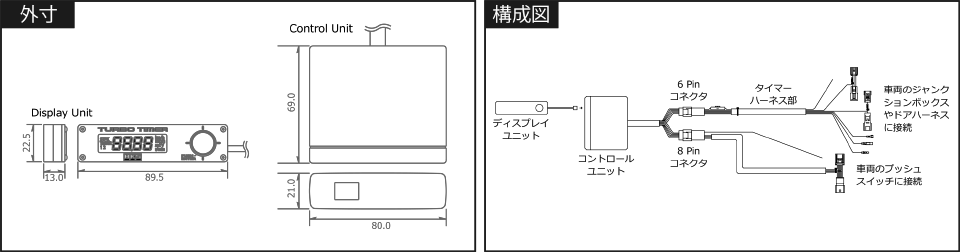 個人宅発送可能 HKS TURBO TIMER PUSH START ターボタイマー プッシュスタート type0 (41001-AK011)_画像2