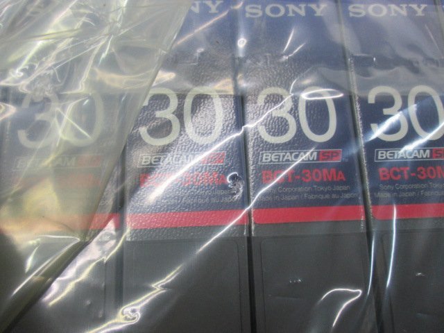 未使用 SONY ビデオカセット BETACAM SP BCT-30MA 19本 (1207DI)8AM-1_画像4