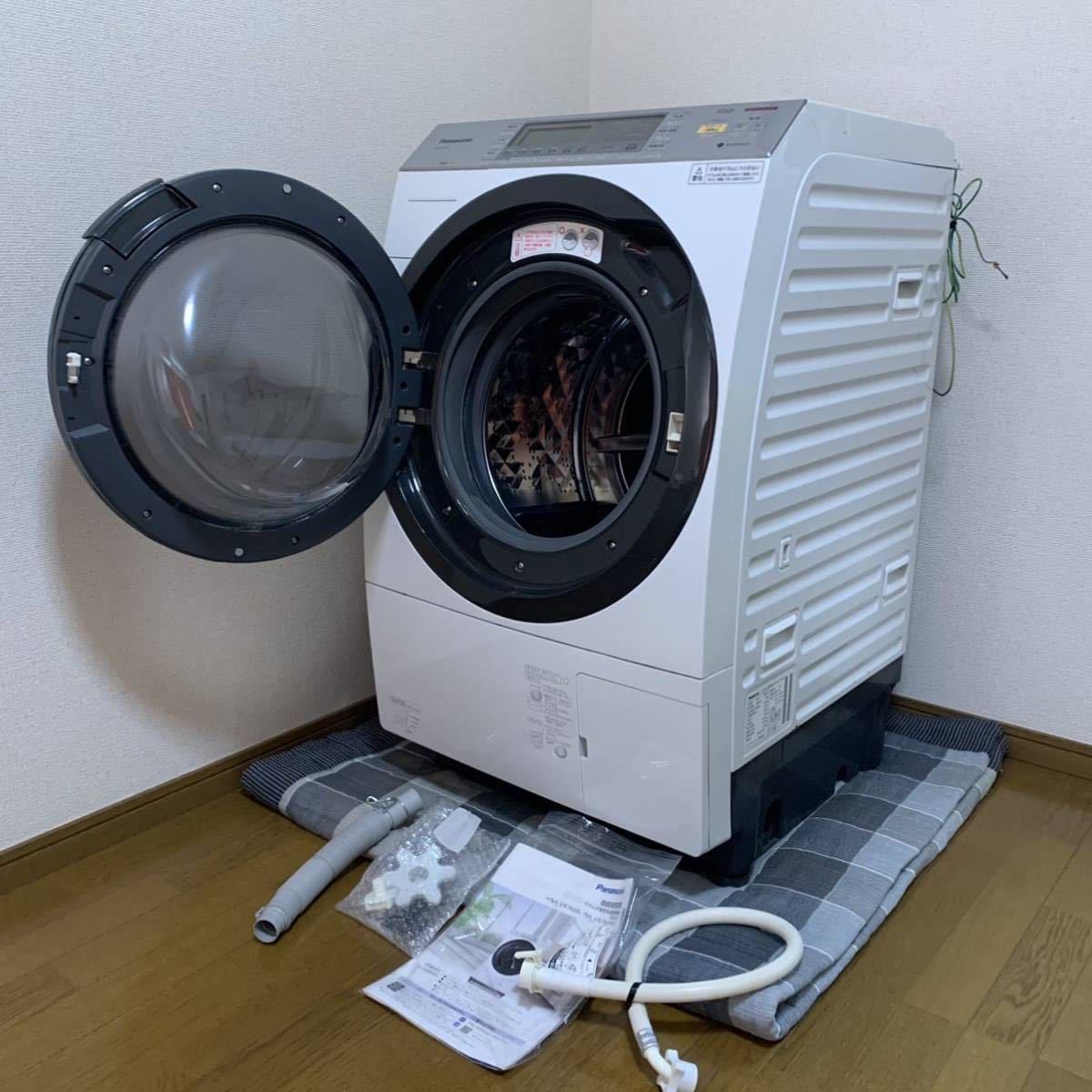 すぐに使える 【ドラム式 洗濯乾燥機 】 洗濯10kg 乾燥6kg 左開き】 Panasonic パナソニック NA-VX7600L 2016年製 家電 HEAT PUMP_画像1