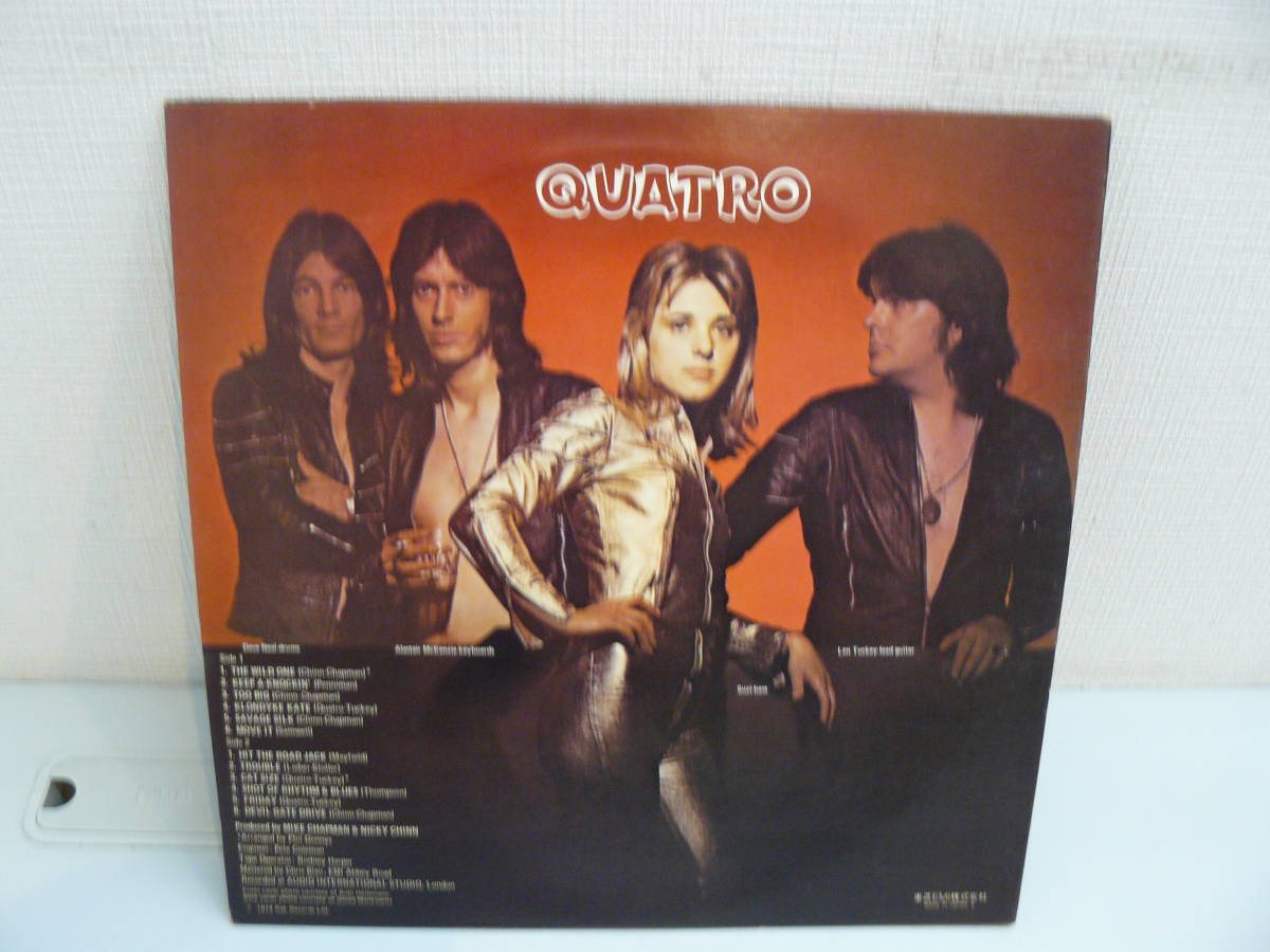 28871●LPレコード　スージー・クアトロ　Suzi Quatro/Quatro　 EMS－80045 _画像2