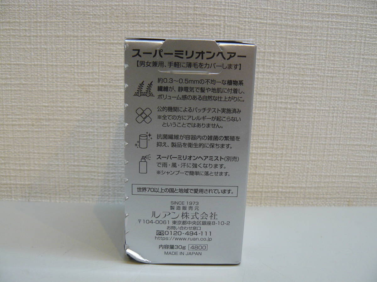 29103●ルアン スーパーミリオンヘアー 30g No.1 ブラック 1個　新品未開封品_画像5