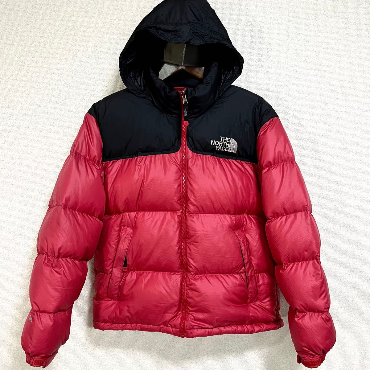 美品人気 THE NORTH FACE ヌプシダウンジャケット メンズS 700フィル ノースフェイス フード内蔵 