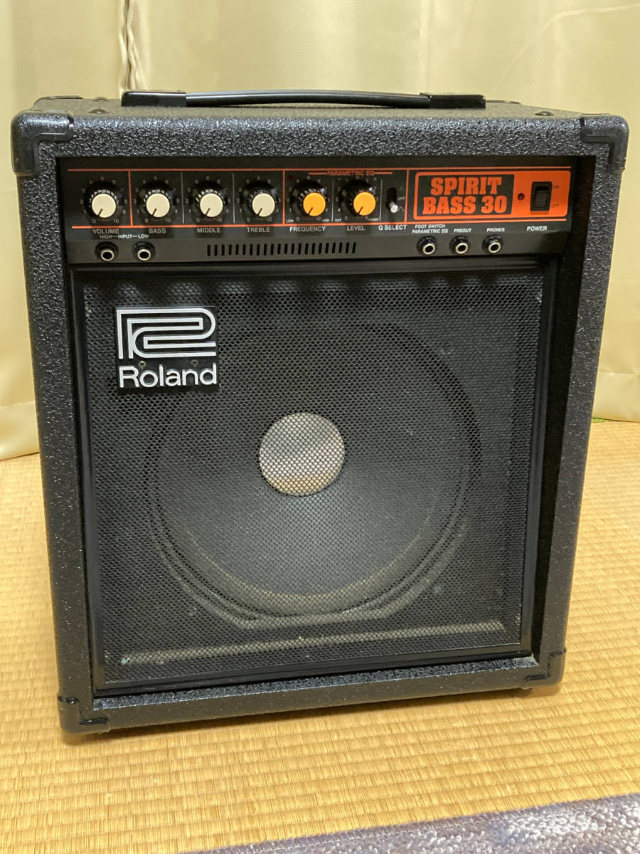 Roland SPB-30（ローランド・ベースアンプ30W）美品!! 希少!!_画像1