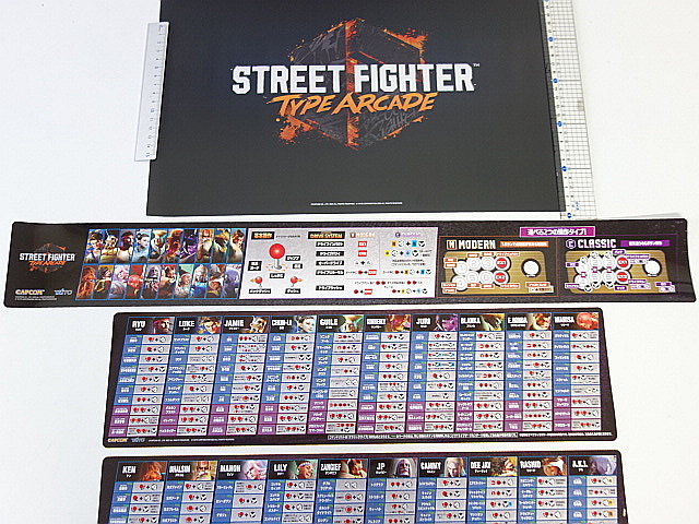  ストリート ファイター ６ タイプアーケード インスト ポップ 技表 最新版 未使用品 STREET FIGHTER ６_画像4