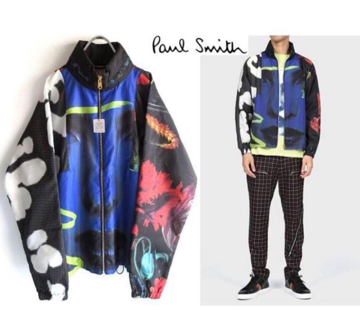 19AW フェイス/レオパード/フラワー/虫/花柄コラージュ ナイロン 19AW フェイス/レオパード/フラワー/虫/花柄コラージュ ナイロン
