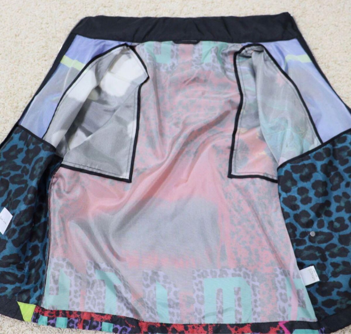 19AW フェイス/レオパード/フラワー/虫/花柄コラージュ ナイロン 19AW フェイス/レオパード/フラワー/虫/花柄コラージュ ナイロン