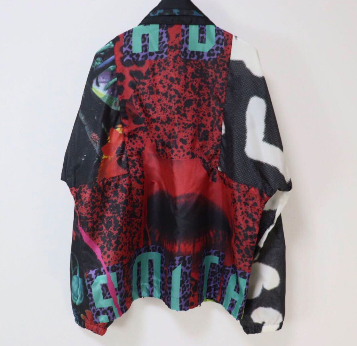 19AW フェイス/レオパード/フラワー/虫/花柄コラージュ ナイロン 19AW フェイス/レオパード/フラワー/虫/花柄コラージュ ナイロン