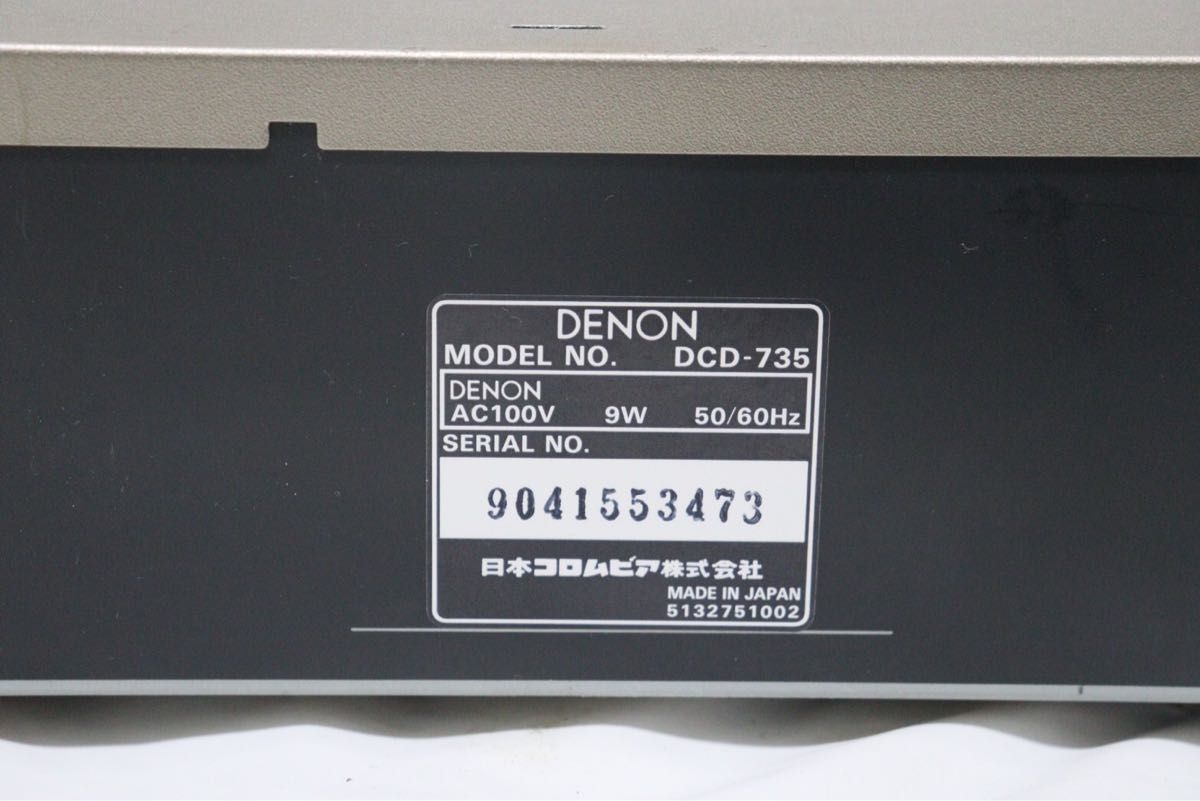 DENON  デノン DCD-735 CDプレーヤー