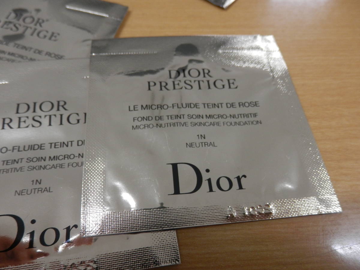 Christian Dior ディオール プレステージ ル フルイド タン ドゥ ローズ 10個 SPF25/PA+++ 1N ニュートラル リキッド ファンデ【F215】_画像2