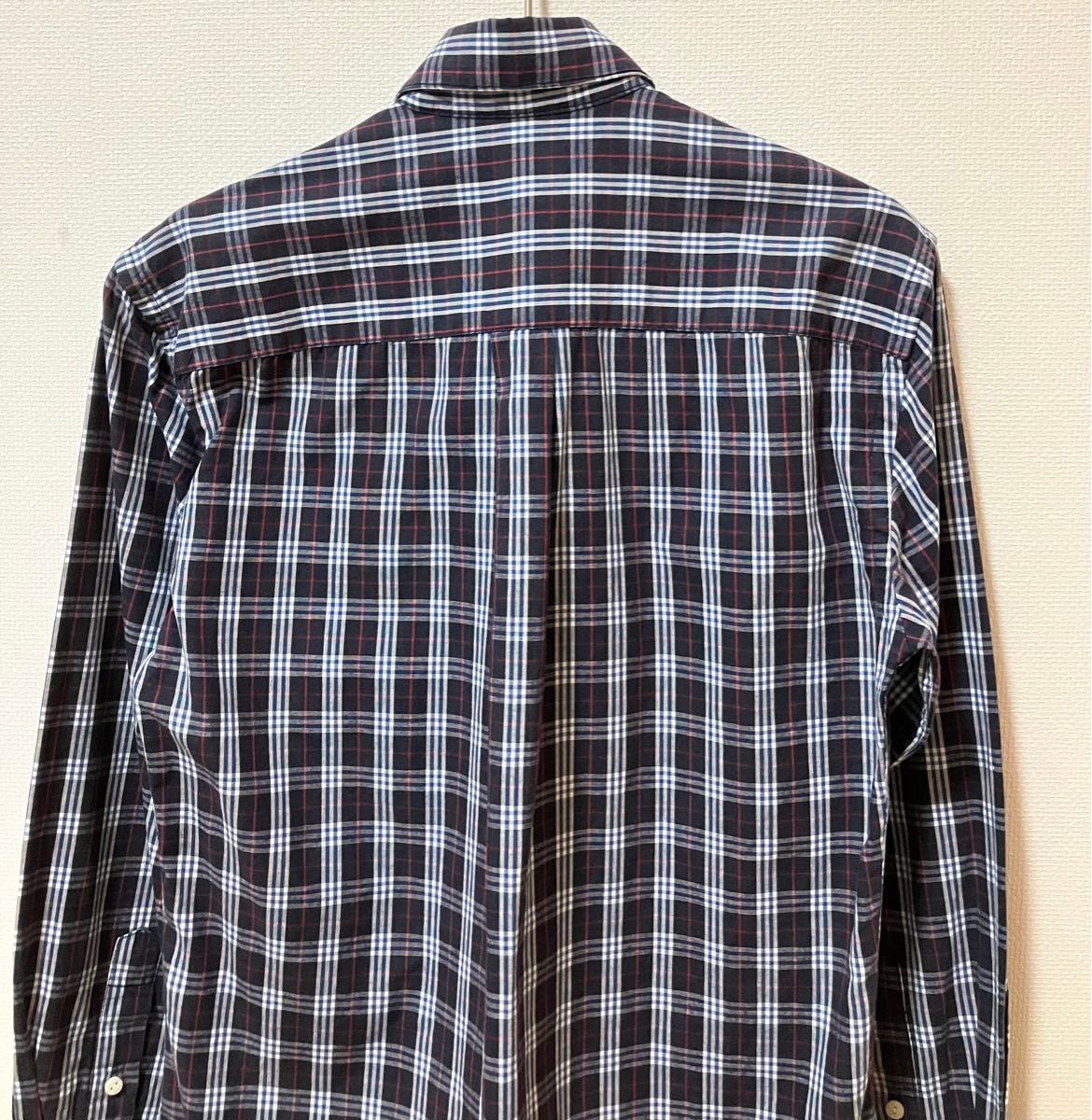 BURBERRY LONDON バーバリー ロンドンポケットチェックシャツ香港製 BURBERRY LONDON バーバリー ロンドンポケットチェックシャツ香港製