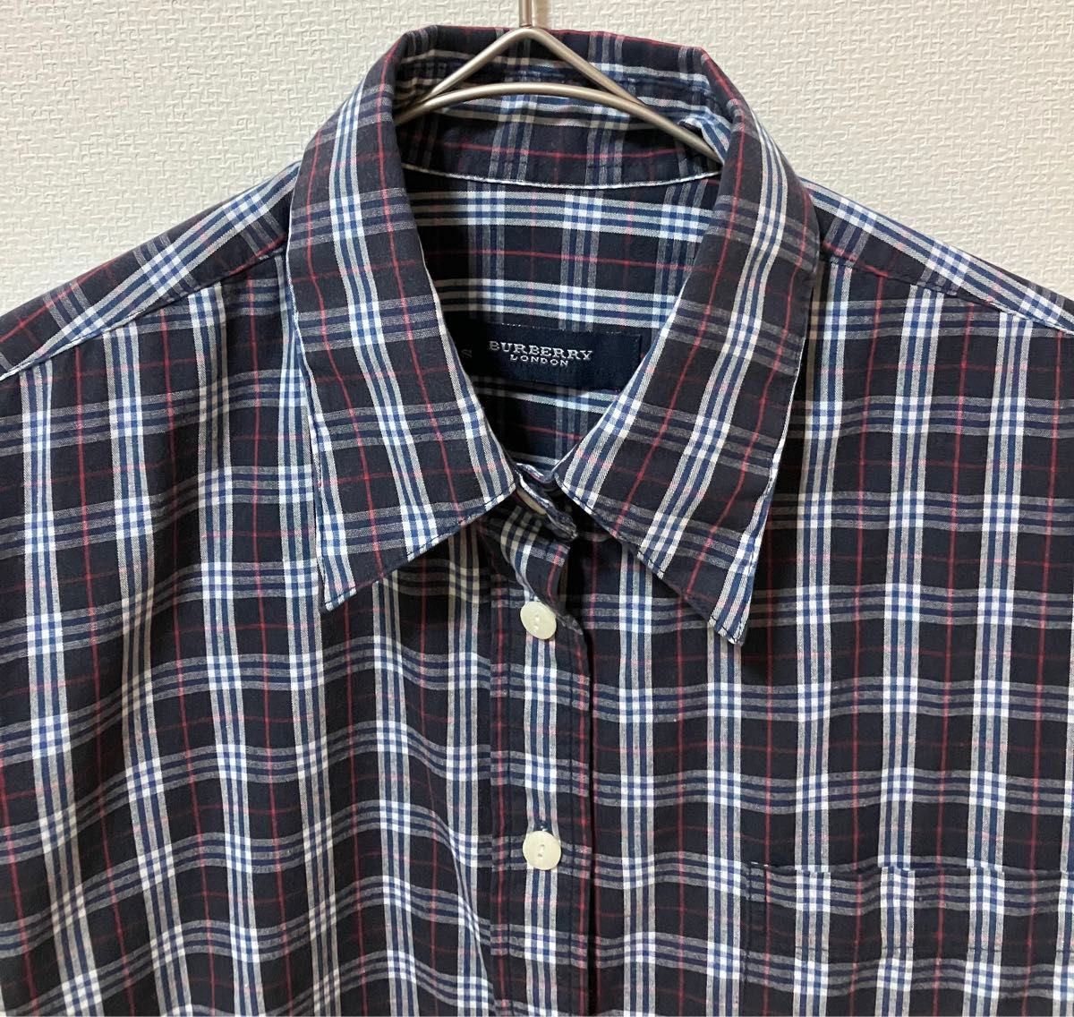 BURBERRY LONDON バーバリー ロンドンポケットチェックシャツ BURBERRY LONDON バーバリー ロンドンポケットチェックシャツ