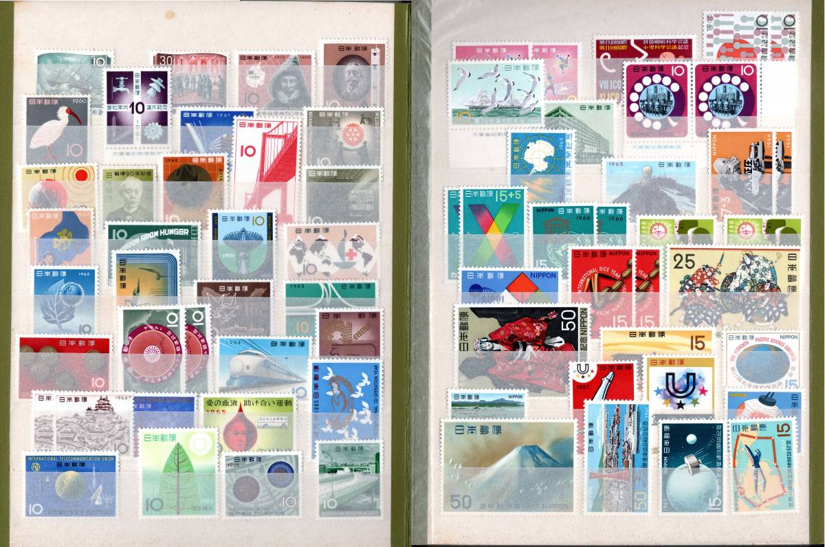 記念切手各種カテゴリーバラ＋小型シート（1947年～67年）_画像2
