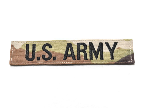 米軍実物 ARMY ネームタグ ネームテープ ベルクロ 陸軍 スコーピオン/OCP マルチカム G003の画像1