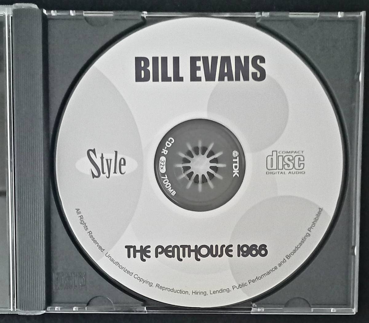 Bill Evans The Penthouse 1966 ◎ ビルエヴァンス エディゴメス ジョーハント 放送用音源 ピアノトリオ ジャズピアノ ビルエバンス _画像2