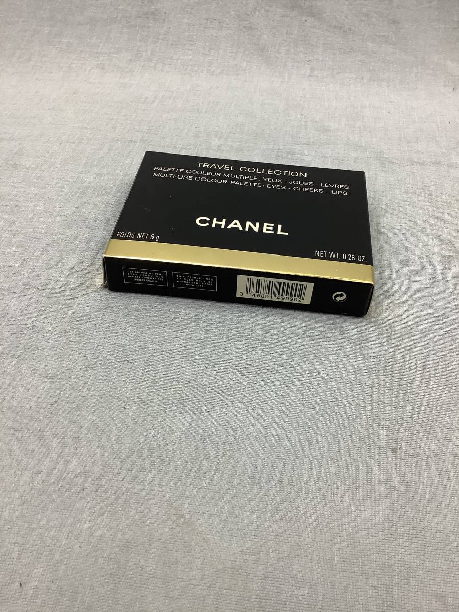 CHANEL. シャネル　TRAVEL COLLECTION. メイクアップセット アイシャドウ　チーク　口紅　開封済み　未使用品　紙箱入り　_画像8