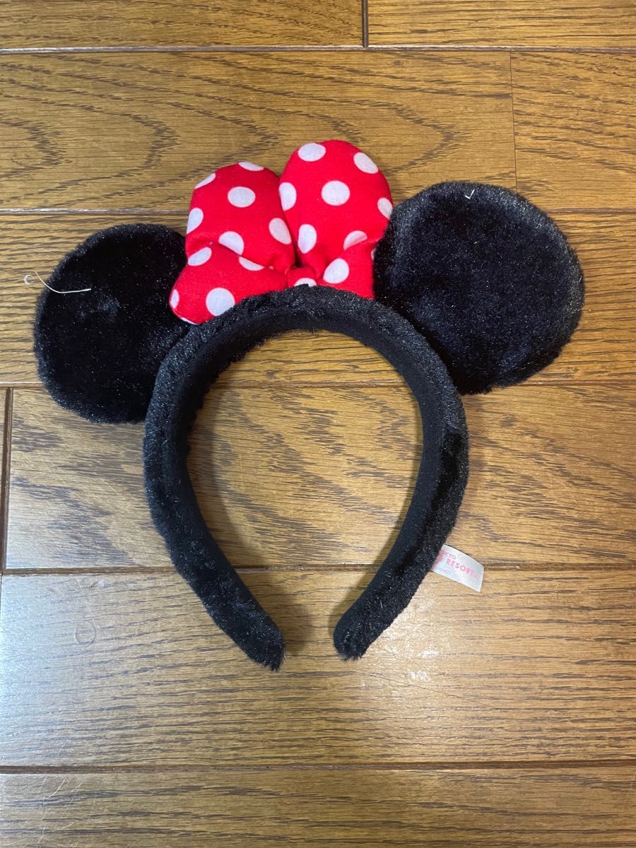 東京ディズニーリゾート公式　帽子、カチューシャとミニーマウスワンピース　仮装セット