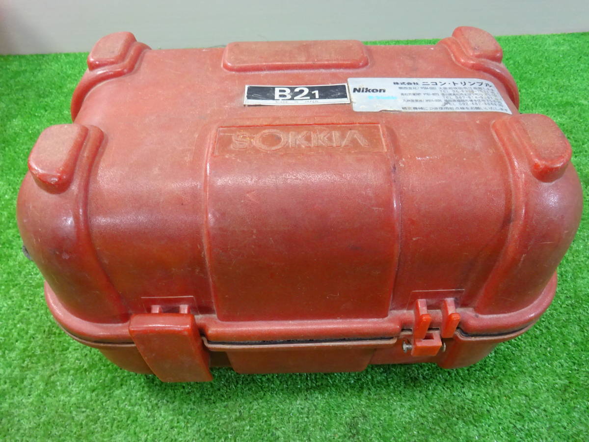 O【SOKKIA】工具 ソキア オートレベル 自動レベル B21 土木 建築 測定 測量 中古現状品_画像10