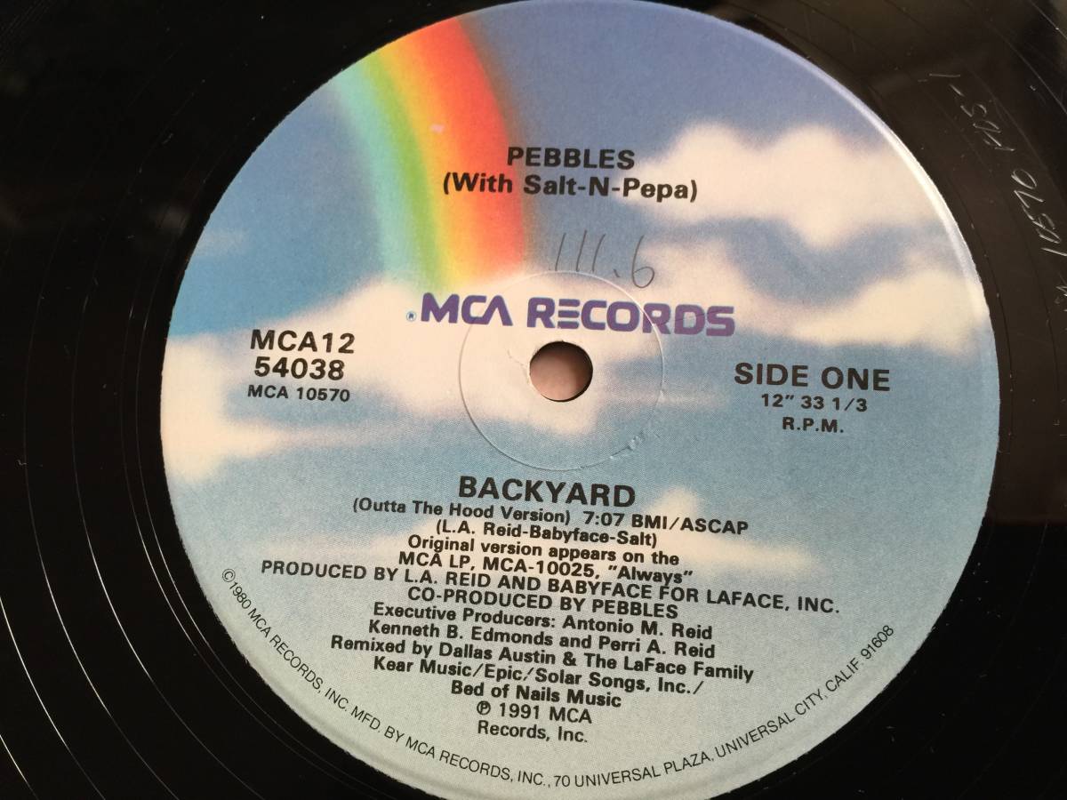 ★Pebbles With Salt-N-Pepa / Backyard 12EP ★ Qsde3★ MCA Records MCA12-54038_画像4