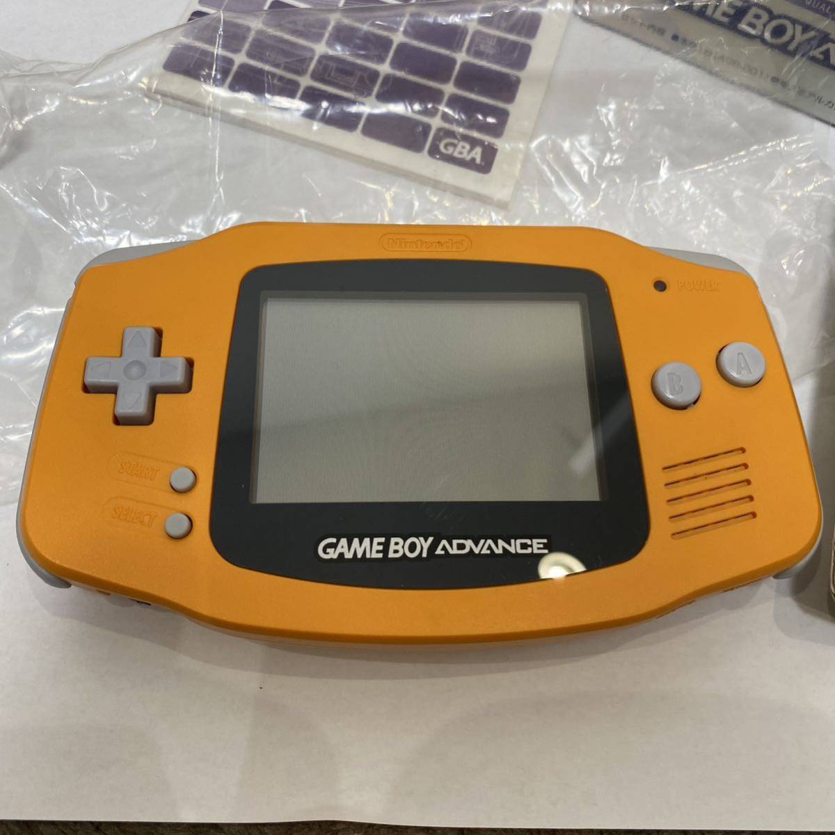 ゲームボーイアドバンス ■激レア　ほぼ　新品未使用　人気カラー　オレンジ　任天堂 説明書 箱 Nintendo ニンテンドー　GBA ADVANCE _画像2