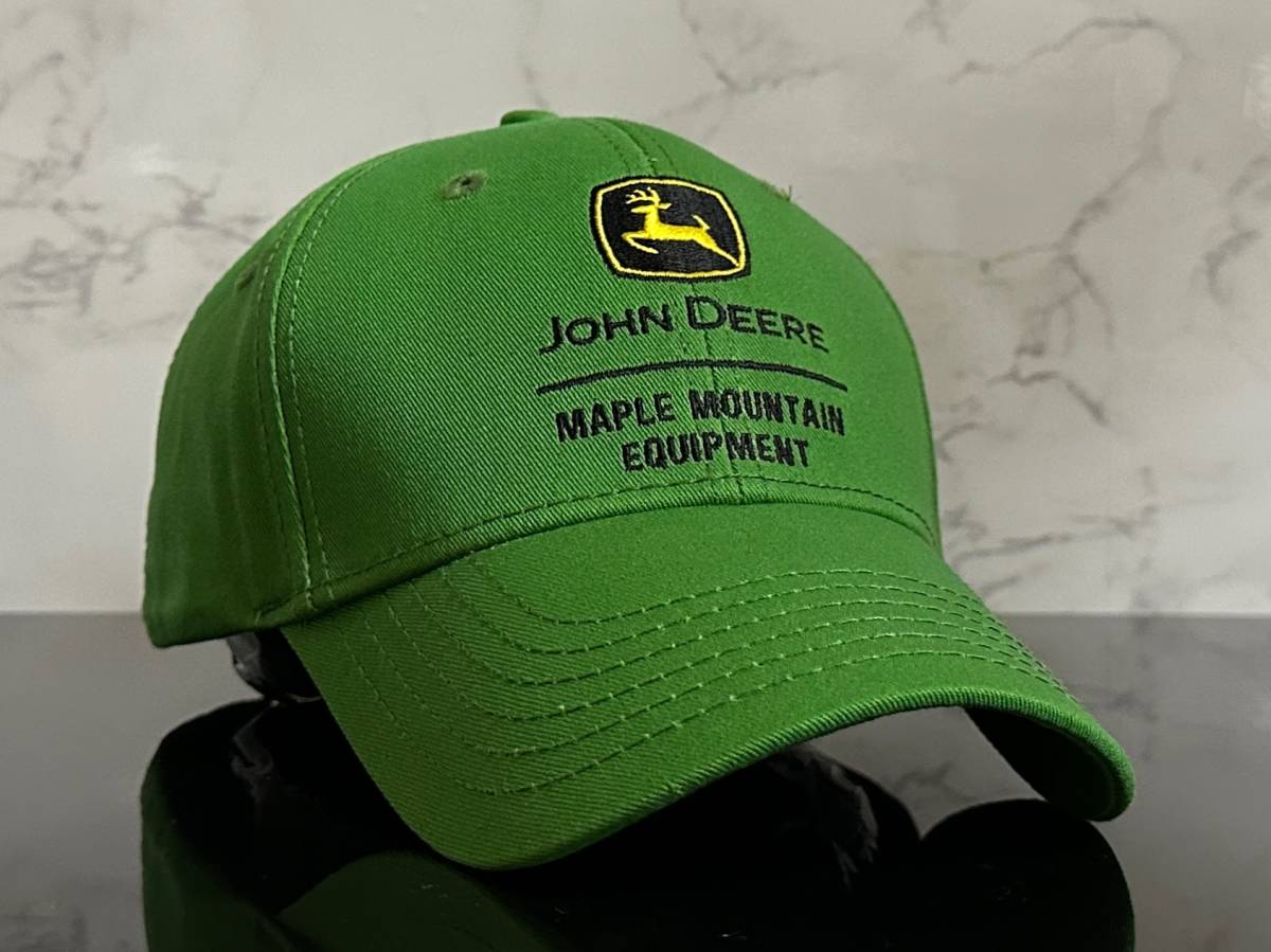 【未使用品】37F★JOHN DEERE JOHN DEERE MAPLE MOUNTAIN EQUIPMENT メープル マウンテン クイップメント キャップ 帽子CAP《FREEサイズ》_画像1