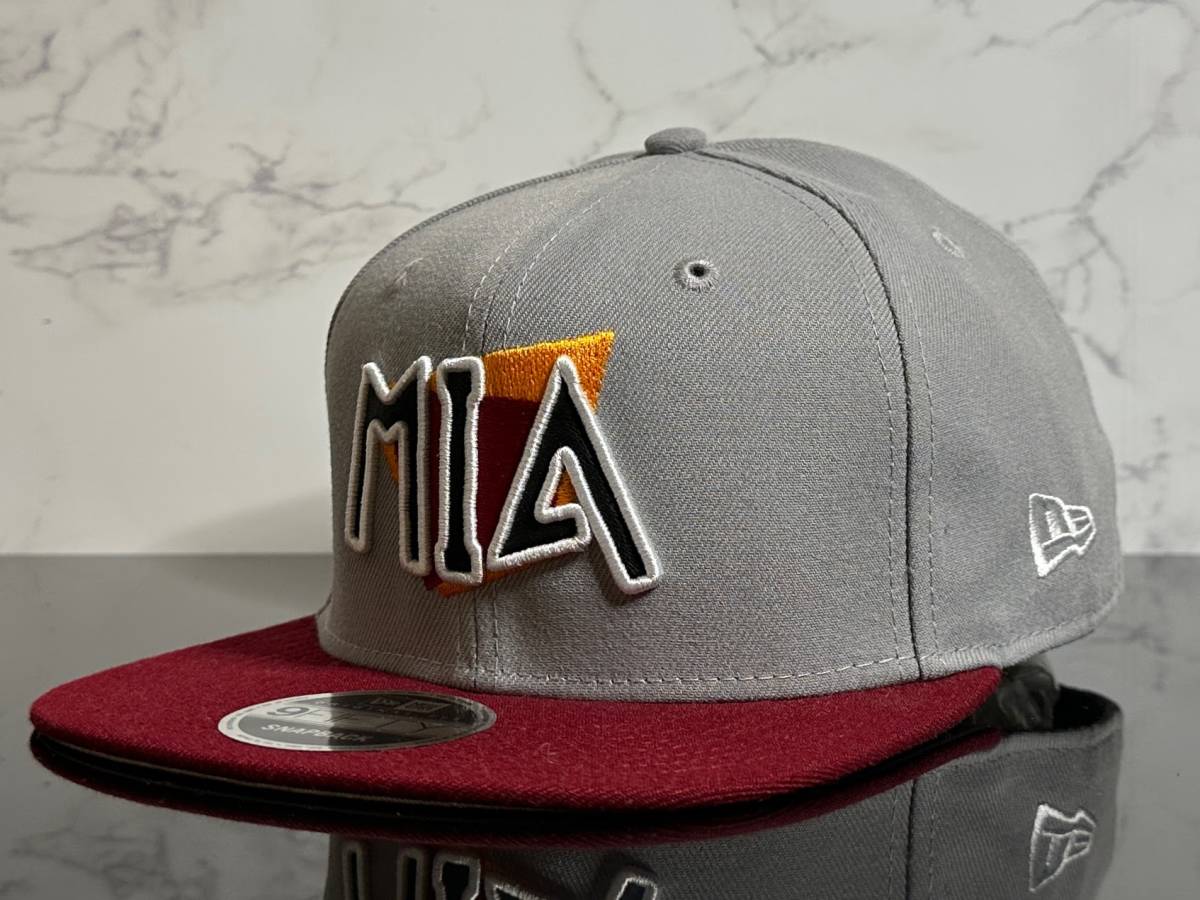 【未使用品】280C★NEW ERA ニューエラ 9FIFTY×NBA マイアミ ヒート MIAMI HEAT コラボキャップ 帽子 CAP バスケットボール《FREEサイズ》_画像1