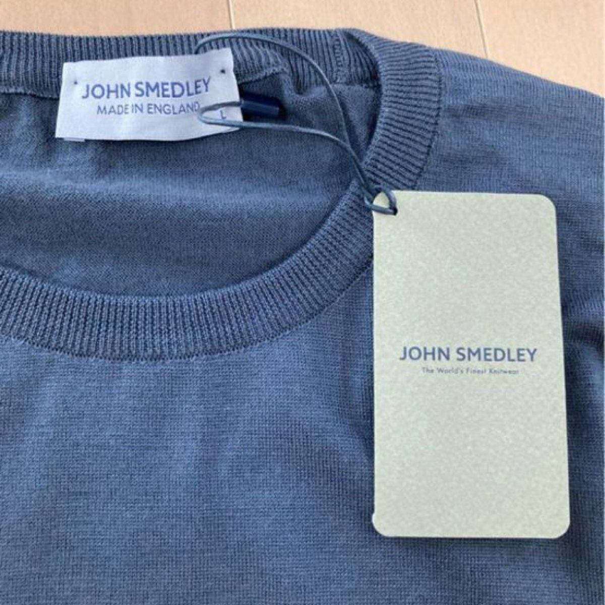 新品未使用 JOHN SMEDLEY ジョンスメドレー 長袖クルーネックニット