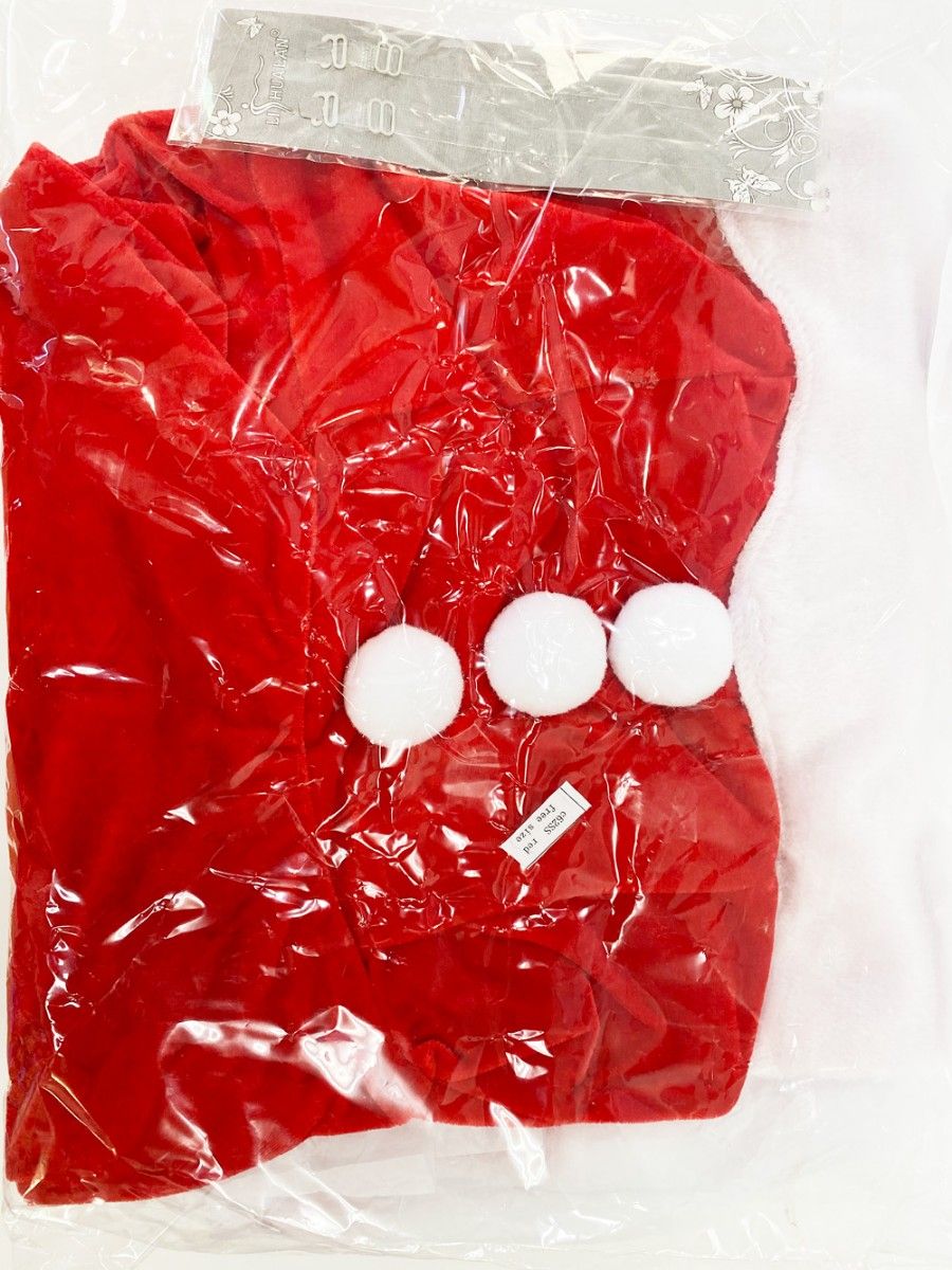 サンタ コスプレ レディース　クリスマス衣装  仮装  フリーサイズc62 コスチューム　サンタクロース　ミニワンピース