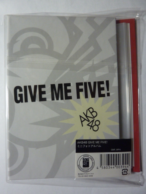 AKB48 GIVE ME FIVE! ミニフォトアルバム AKB48 GIVE ME FIVE! ビックストラップ＆ステッカーセット 前田敦子Ver._画像3