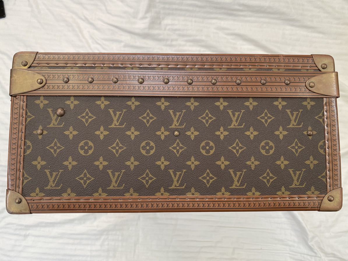 中古　80%Off　LOUIS VUITTON ルイヴィトン　ヴィンテージ　アルゼール65　トランク　旅行鞄　トラベルケース　モノグラム_画像6