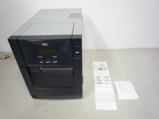 ☆東芝テック／TEC☆バーコード ラベルプリンター☆B-SA4TM-TS15-R☆USB LAN☆h06405_画像1