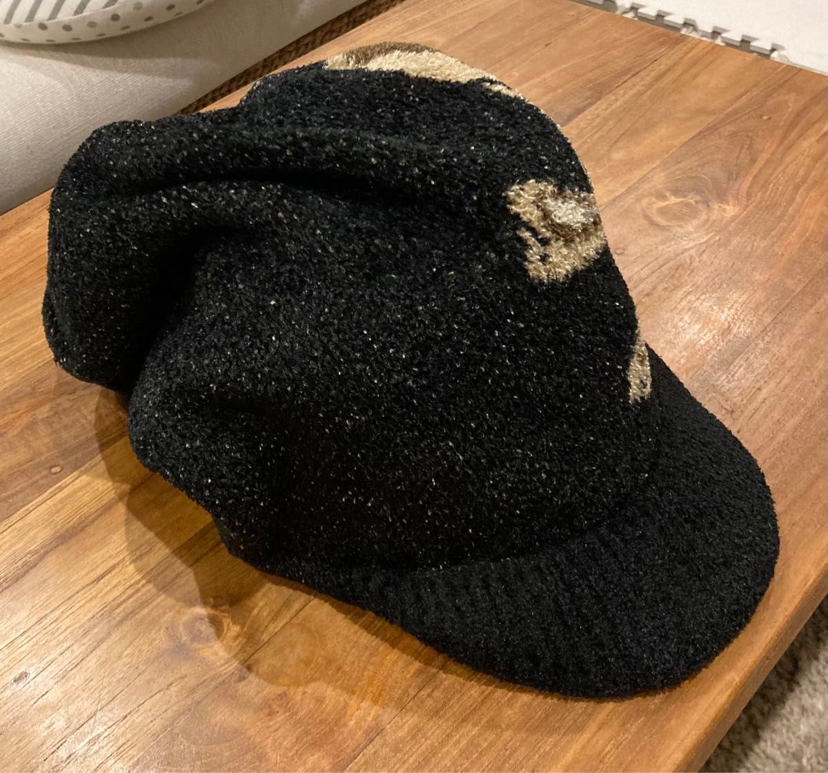 Roen ロエン スカル つば付きニットキャスケット ニットキャップ Roen ロエン スカル つば付きニットキャスケット ニットキャップ