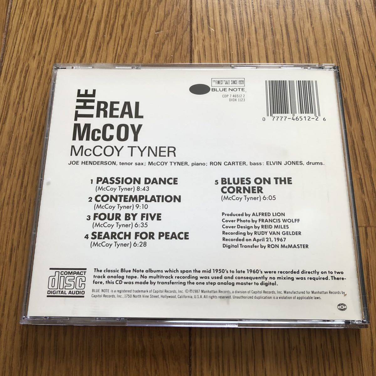 【CD】マッコイ・タイナー／THE REAL MCCOY_画像2