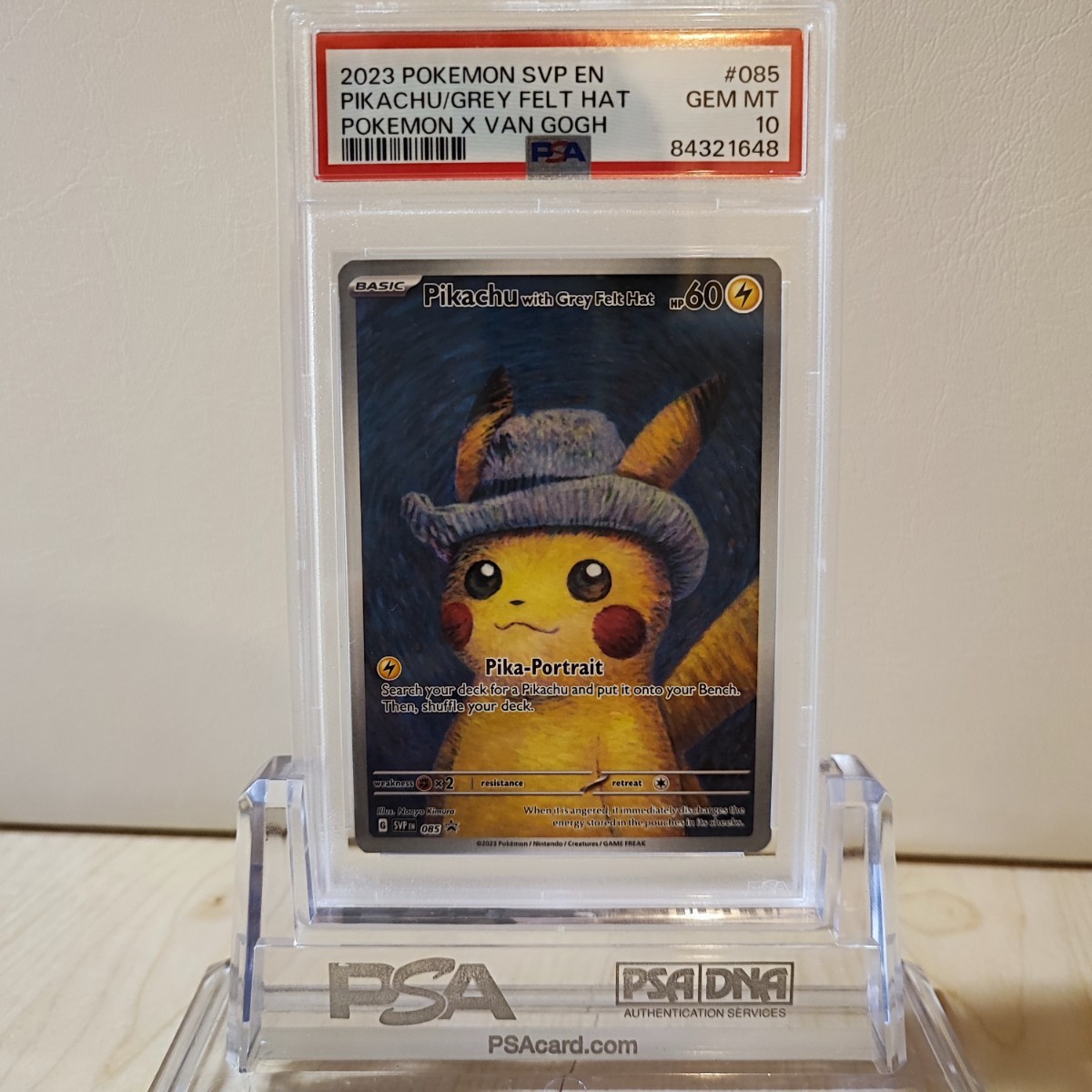 2022年ファッション福袋 【PSA10】ゴッホピカチュウ ポケモンカード