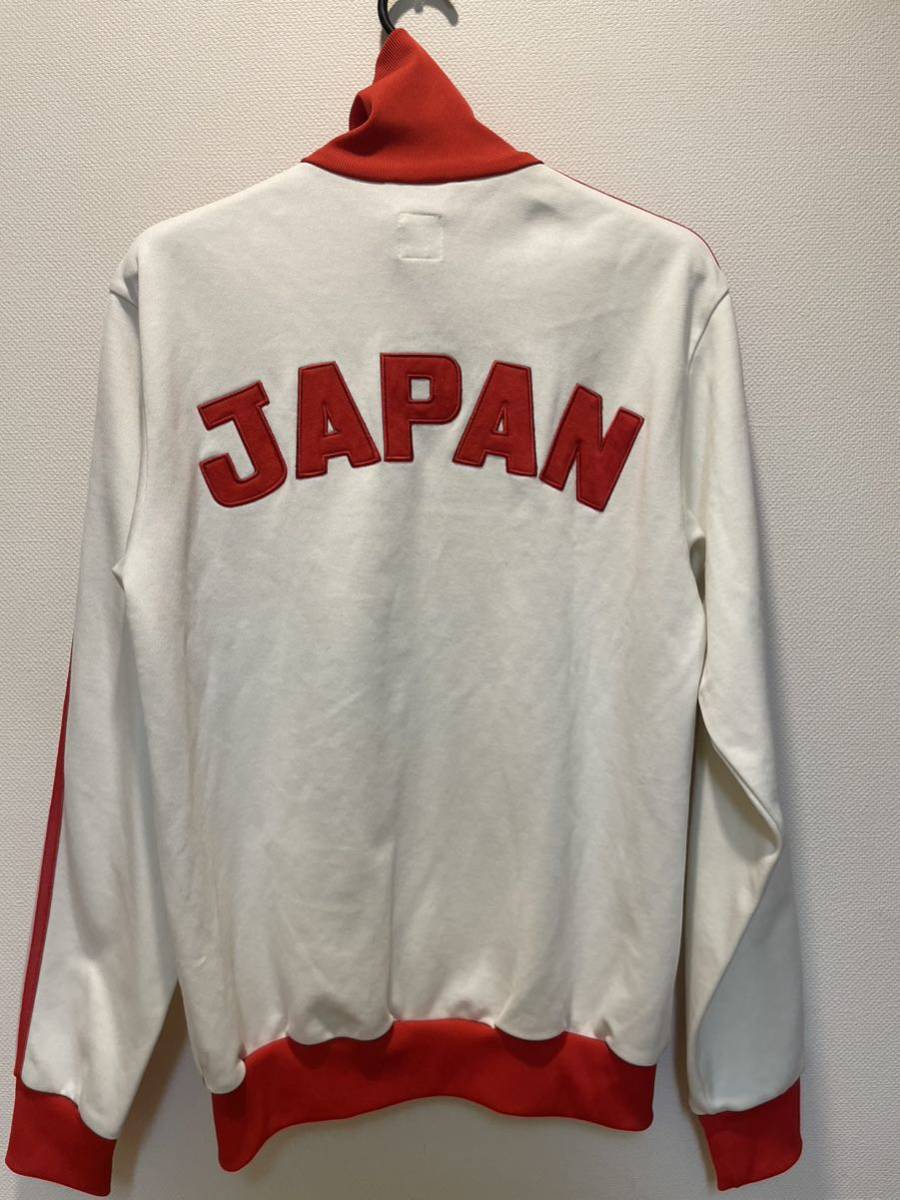 90s adidas アディダス 1964年 東京オリンピック 日本代表 JAPAN 日の丸 国旗 デサント ビンテージ ジャージ S ホワイト レッド 白_画像3