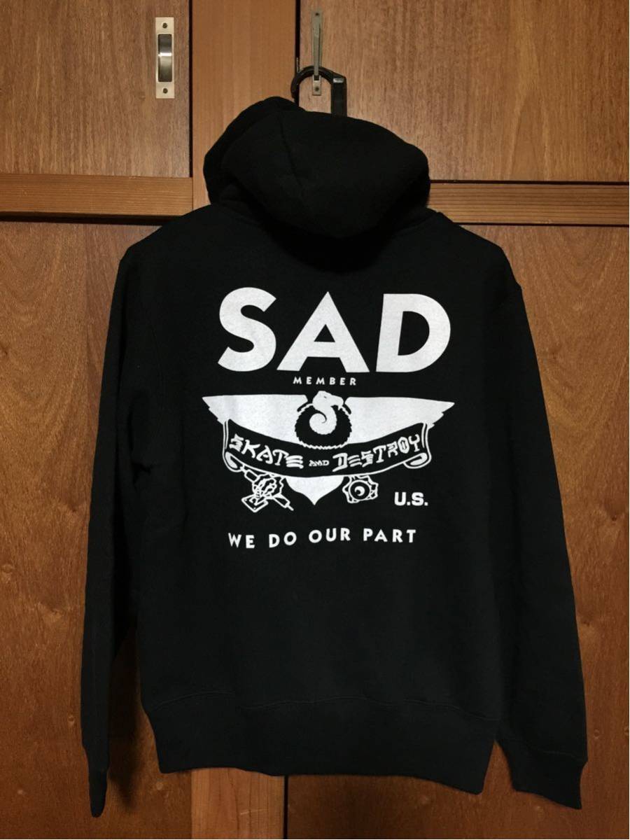 THRASHERスラッシャーSADパーカーサイズS新品_画像1