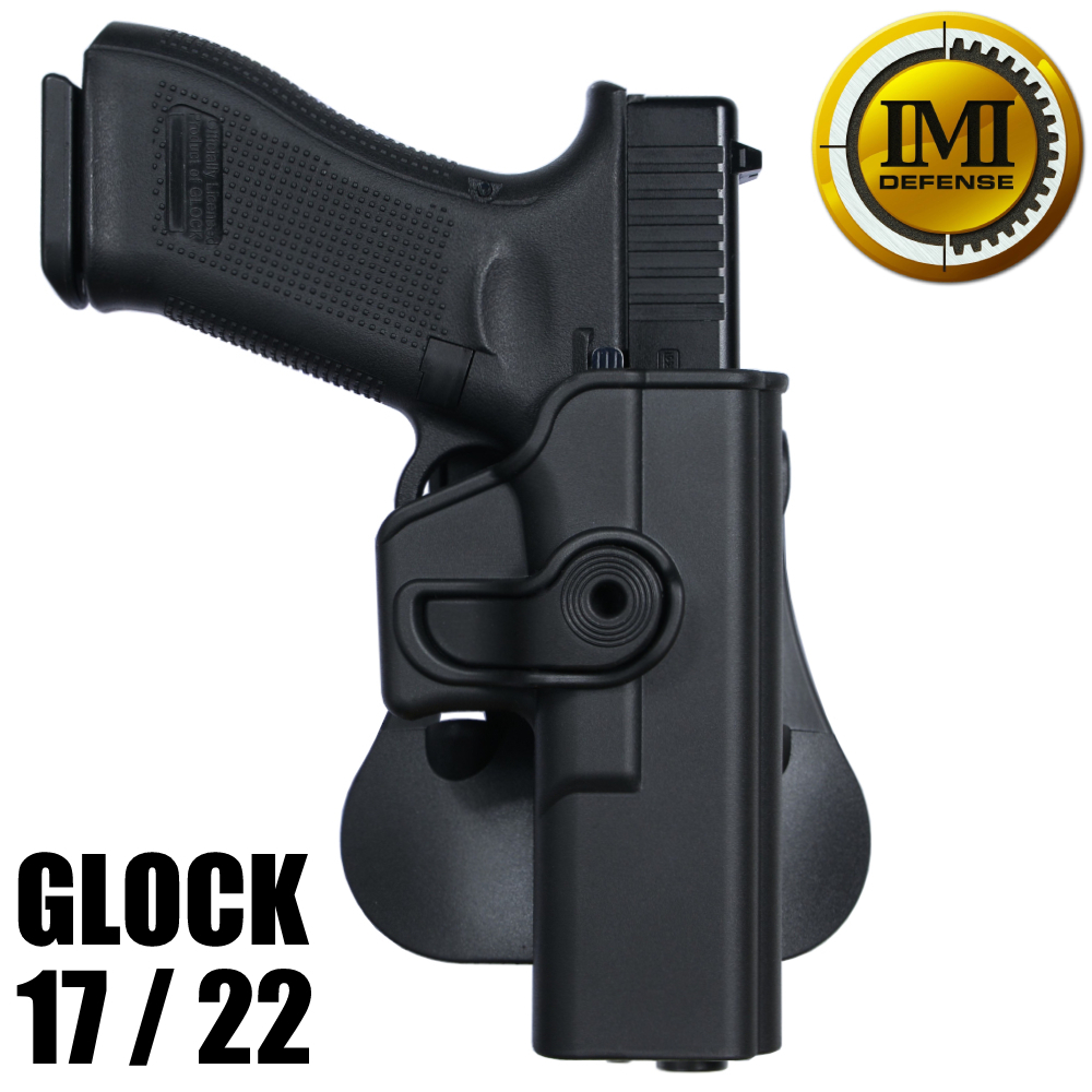 IMI Defense ホルスター Glock 17/22、18C フルサイズ用 Lv.2 [ 右用 / ブラック ]_画像1