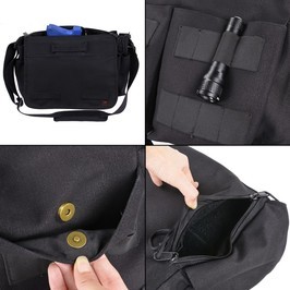 Rothco messenger bag navy blue shield Carry [ black ] Rothco shoulder bag mesenja- back 