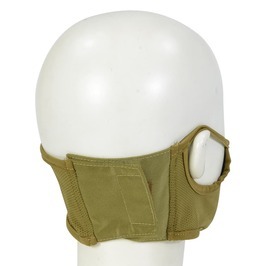 WOSPORT 保護フェイスマスク shootingmask シリコンパット入り MA-147 [ Lサイズ / タン ]_画像3