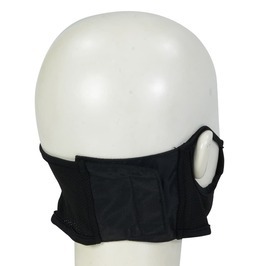 WOSPORT 保護フェイスマスク shootingmask シリコンパット入り MA-147 [ Mサイズ / ブラック ]_画像3