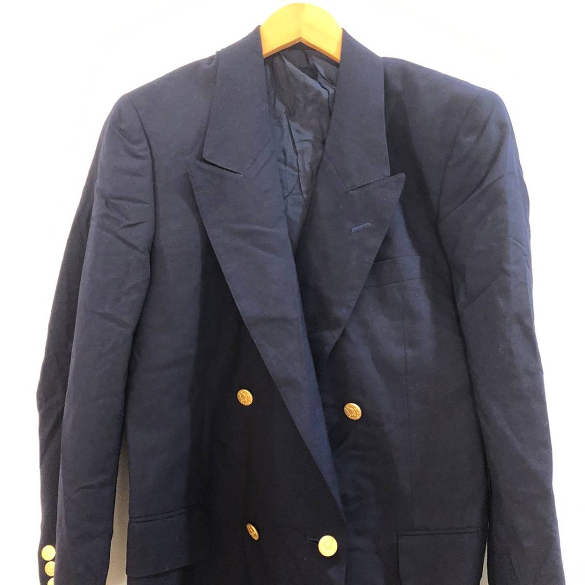 JUNKO SHIMADA/ Junko Shimada long sleeve double button tailored jacket navy lady's 7